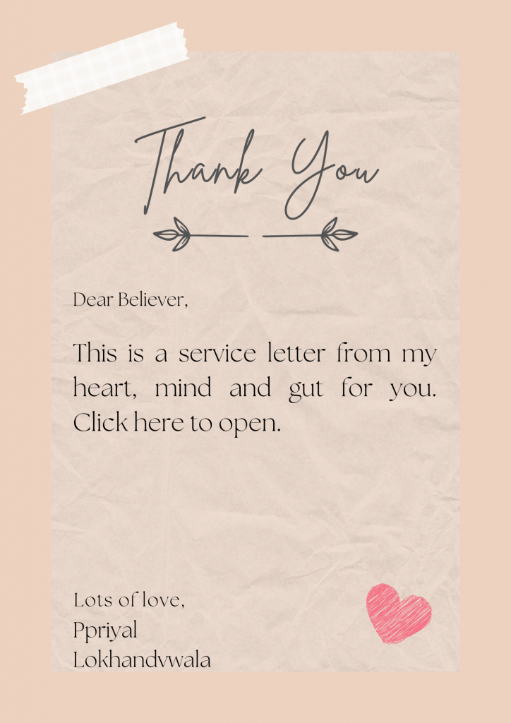 Service Letter