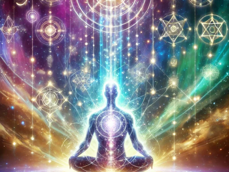 Light language channeling art